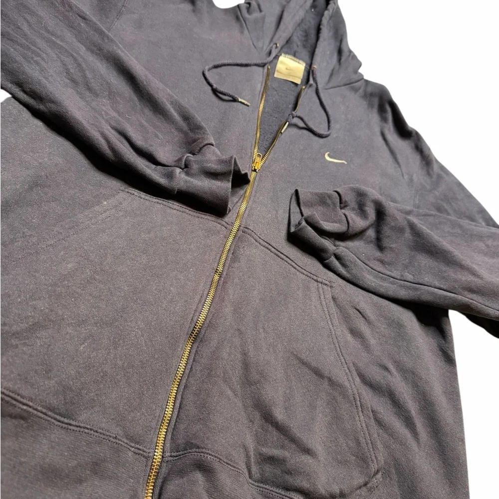 💙 VINTAGE NIKE Navy Full Zip Hoodie‎ Sweatshirt 💙 Size L